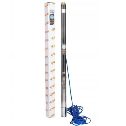 Електрическа монофазна многостъпална сондажна помпа за вода IBO 3” STM 16, 750 W, 75 мм, 62 м, 100 л/мин, устойчива на пясък (OPA000075)