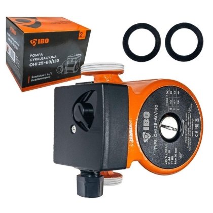 Електрическа циркулационна помпа IBO OHI 25-60/130, 1 ", 46-93 W, 55 л/мин, 6 м, 10 бара (0062)