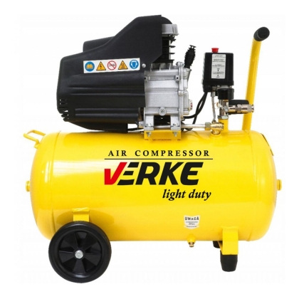 Електрически монофазен маслен компресор Verke V81151, 1500 W, 250 л/мин, 50 л, 8 бара