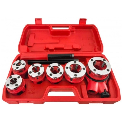Комплект винторезка с шест глави Verke V07514, 1/4", 3/8", 1/2", 3/4", 1", 1-1/4"