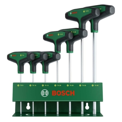 Комплект T-образни шестограми Bosch 1600A039J2, Torx, Т9-Т40, 7 бр. (1600A039J2)