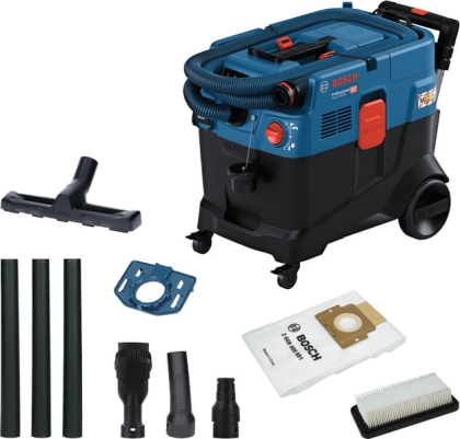 Електрическа прахосмукачка за мокро и сухо почистване Bosch Professional GAS 12-40 MA, 230 V, 1200 W, 72 л/сек, 40 л (06019M0120)