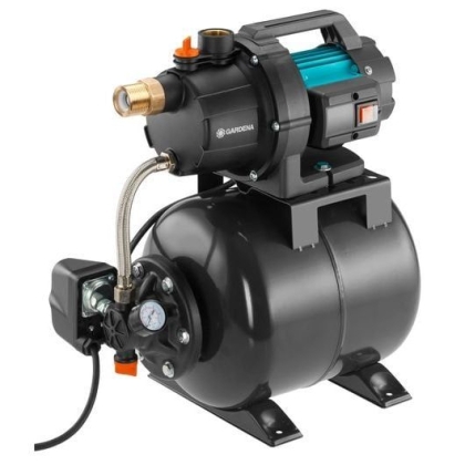 Електрическа хидрофорна помпа Gardena 3700/4, 800 W, 41 м, 3700 л/ч, 19 л (09023-20)