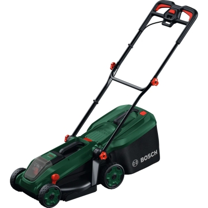 Акумулаторна косачка Bosch Rotak 18V-34, 18 V, 34 см, 200 м2, 35 л, без батерии и зарядно устройство (06008B9N01)