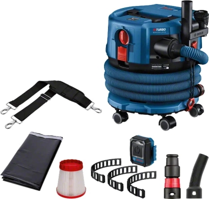 Акумулаторна прахосмукачка Bosch Professional GAS 18V-12 MC, 18 V, 170 бара, 30 л/сек, без батерии и зарядно устройство (06019K2000)