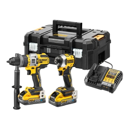 Комплект акумулаторни инструменти DeWALT DCK2052H2T, DCD999, DCF850, 18 V, 5 Ah