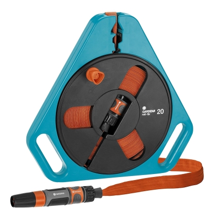 Плосък маркуч в касета GARDENA Roll-Fix, 20м, 25бара