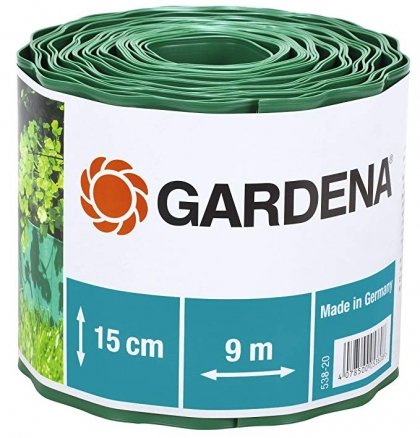 Разделителна лента за трева зелена GARDENA, 9м, 20см