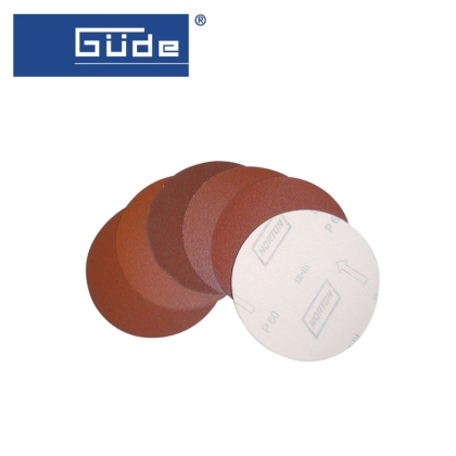 Шкурка за велкро GUDE ф150 мм K180 3бр