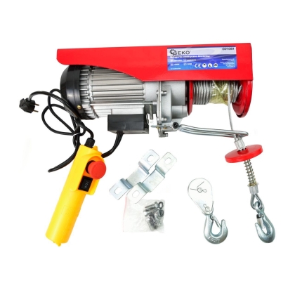 Телфер GEKO, 1300W, 400-800кг, 12/6м