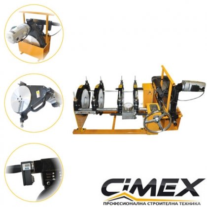 Машина за челно заваряване на тръби CIMEX PP250, 3000W, ф90-250мм