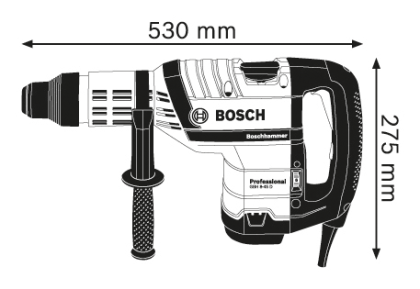 BOSCH GBH 8-45 D Professional BOSCH GBH 8-45 D Professional – допълнителен изглед