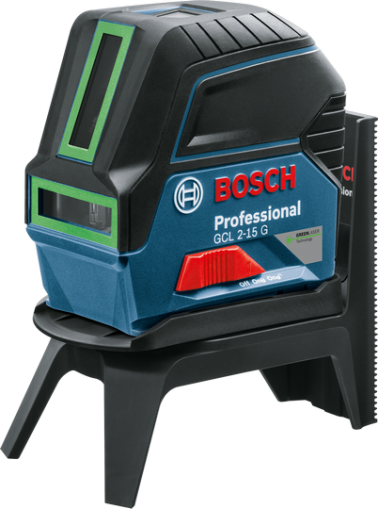 Линеен лазерен нивелир BOSCH GCL 2-15 G Professional, до 15м (0601066J00)