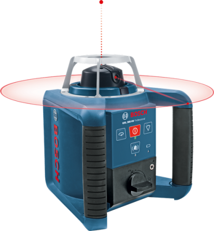Ротационен лазерен нивелир BOSCH GRL 300 HV Professional, до 300м, BT 300, GR 240 (061599403Y)