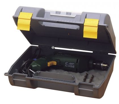 Пластмасова кутия с 2 пластмасови заключалки с вграден органайзер STANLEY, 359х325х136 мм