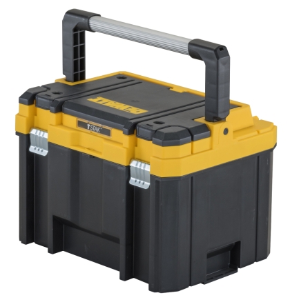 Пластмасов куфар с дръжка и органайзер DEWALT T STAK