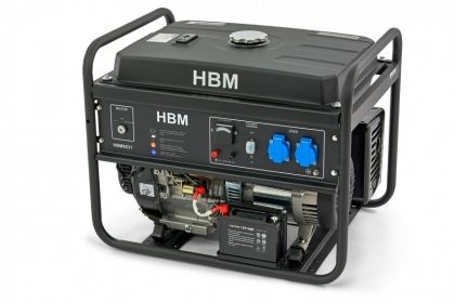 Бензинов монофазен генератор HBM 9231, 5500 W