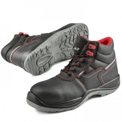 B-WOLF S3 SIERRA Hi S3 Защитни работни обувки, черни с размери 36-47 (512500)-1