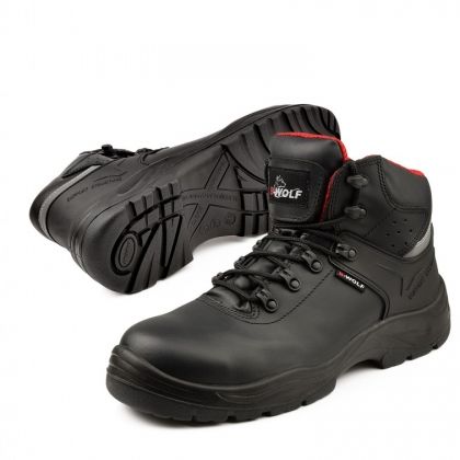 B-WOLF S3 HRO VOLCANO Hi S3 Защитни работни обувки, черни с размери (510700)-1