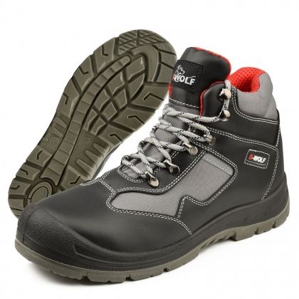 B-WOLF S3 VORTEX Hi S3 Защитни работни обувки, черни с размери 39-47 (510600)-1