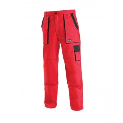 PALLTEX LUXY Работен панталон, червен с размери 46-68 (41716)-1