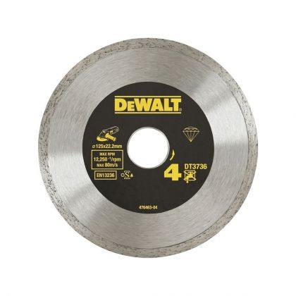 DEWALT DT3736 Диамантен диск за рязане на плочки ф125 мм-1