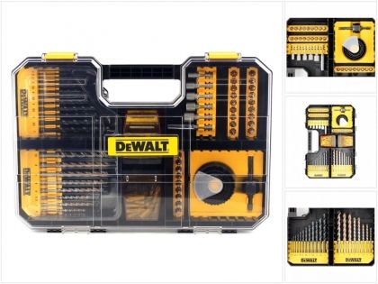 DEWALT DT71569 Комплект накрайници, битове и свредла 100 части-1