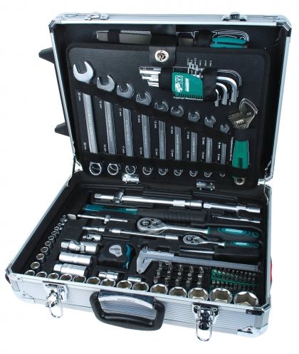 Комплект инструменти в алуминиев куфар Mannesmann, 159 части