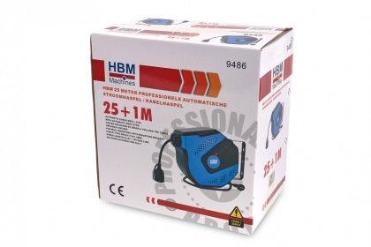 HBM 9486 Удължител на автоматична макара 3х1.5 мм2 25 м-1