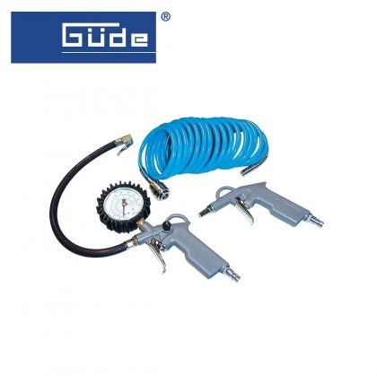 Комплект пневматични инструменти GUDE, 3 части