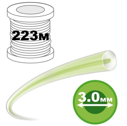 OLEO-MAC Двукомпонентна кръгла корда ф3 мм 223 м (63040271)-1