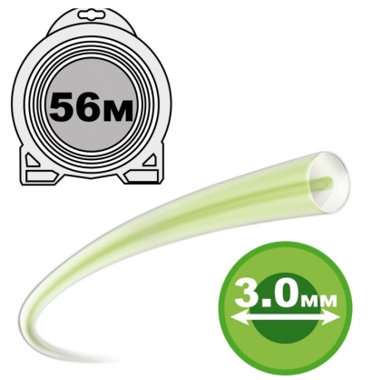 OLEO-MAC Двукомпонентна кръгла корда ф3 мм 56 м (63040138)-1