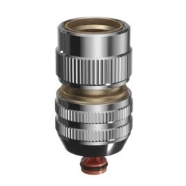 Claber Metal Jet Връзка за маркуч метална със стоп клапа 1/2-5/8" (119611)-1