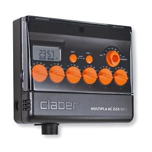 Claber Multipla Компютър за напояване AC 220/24V LCD (118058)-1