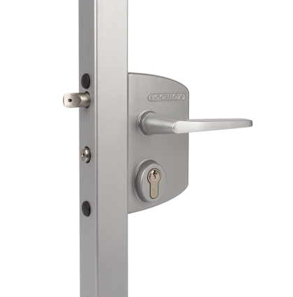 LOCINOX Брава за индустриална врата в сив цвят (LAKQ4040U2LZILVVS)