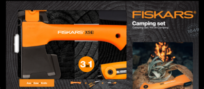 FISKARS Къмпинг комплект - 3 бр. (1025622/1057912)