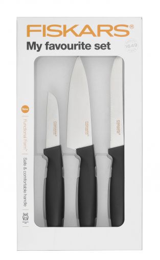 FISKARS Cook’s set Комплект ножове 3 бр. (1014199)