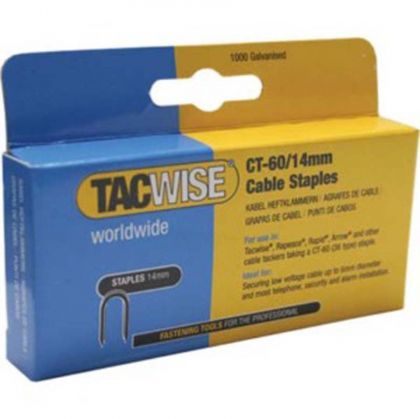TACWISE Телчета CT60 за ръчен такер 6х14 мм 5000 бр (16188)-1
