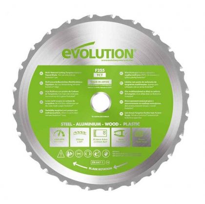 EVOLUTION Универсален диск ф 255 мм (EVO FURYBLADE255MULTI-3185)-1