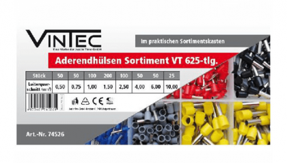 VINTEC Комплект втулки за кабели 625 части (VNTC 74526)-1