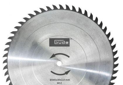GUDE Диск за циркуляр ф 305x30 мм 60 Z (55265)-1