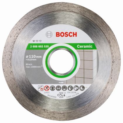 BOSCH Professional Диамантен диск за рязане на керамика 110x22.23x1.6x7.5 мм (2608602535)-2