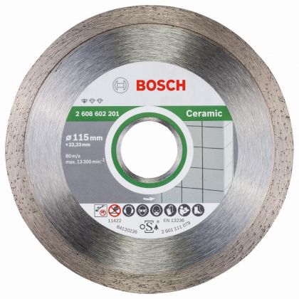 BOSCH Professional Диамантен диск за рязане на керамика 115x22.23x1.6x7 мм (2608602201)-2