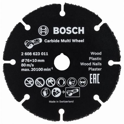 BOSCH Professional Carbide Карбиден диск за рязане 76 мм (2608623011)-2