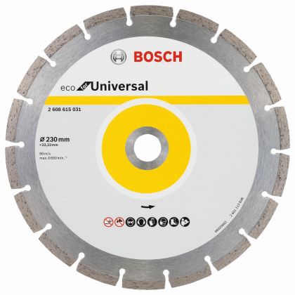BOSCH Professional ECO Диамантен диск за рязане 230x22.23x2.6x7 мм (2608615031)-2