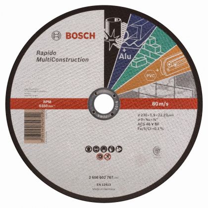 BOSCH Professional Rapido ACS 46 V BF Диск за рязане на метал 230 мм 1.9 мм (2608602767)-1