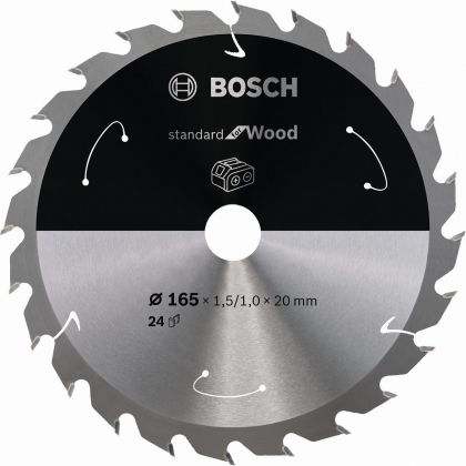 BOSCH Professional Циркулярен диск за дърво 165x1.5/1x20 мм 24 зъба (2608837685)-2