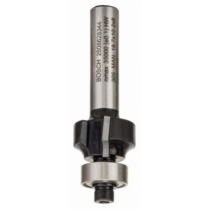 BOSCH Professional Фрезер за закръгляване 8 мм R1 3 мм L 10.2 мм G 53 мм (2608628344)-2