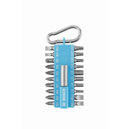 BOSCH Professional Комплект битове 21 части с обезопасена кука (светлосин) (2607002822)-2