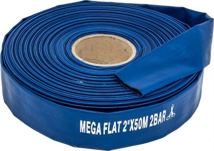 HYDRO-S Mega Плосък маркуч с полиестерна нишка 50 м 2"x51 мм (7007054)-1